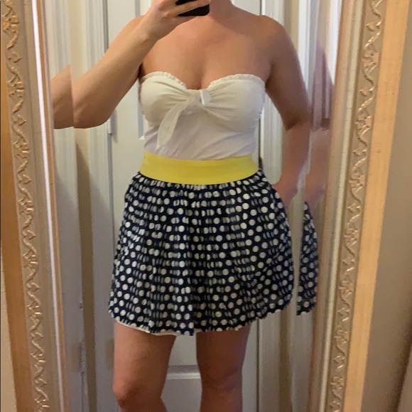 Abercrombie & Fitch strapless dress pockets - Picture 2 of 6